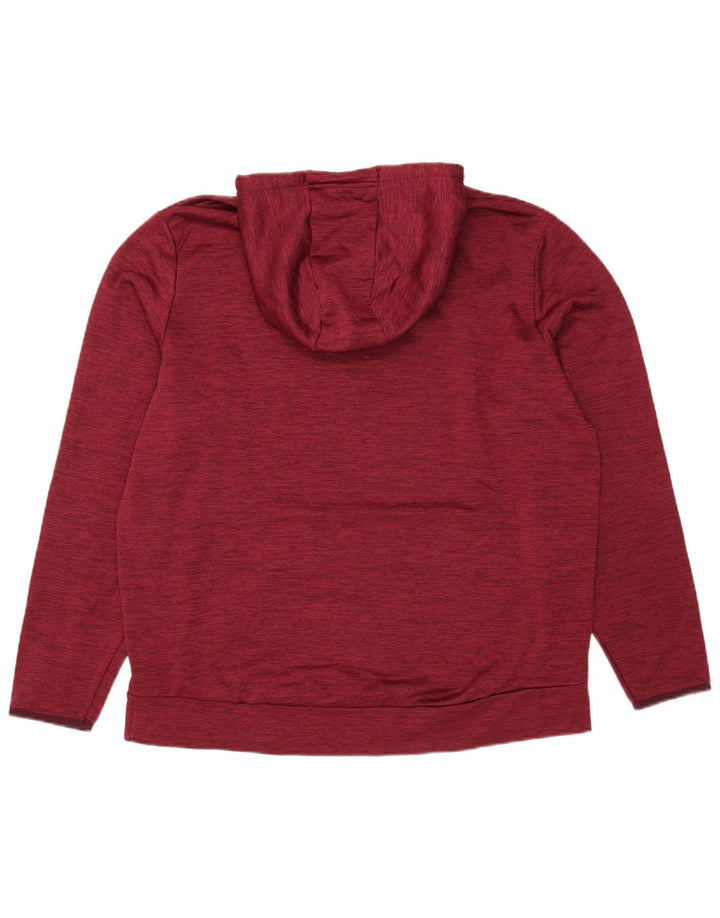 Felpa con cappuccio grafica da uomo Under Armour XL Poliestere chiazzato marrone