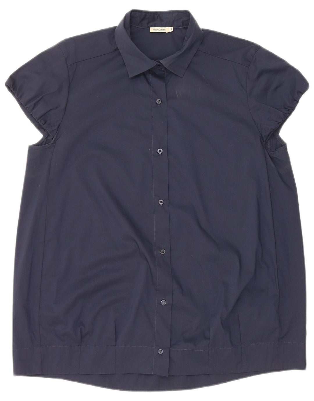 Camicetta da donna a maniche corte da donna Henry IT 44 medio blu navy