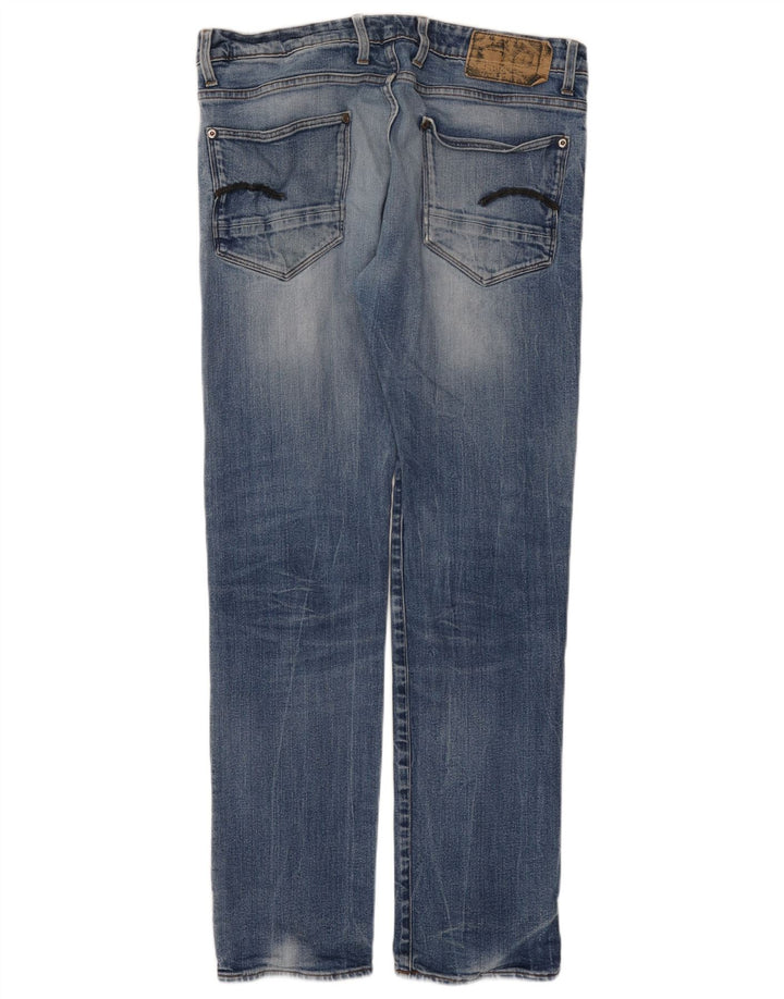 Jeans dritti da uomo G-Star W34 L34 cotone blu