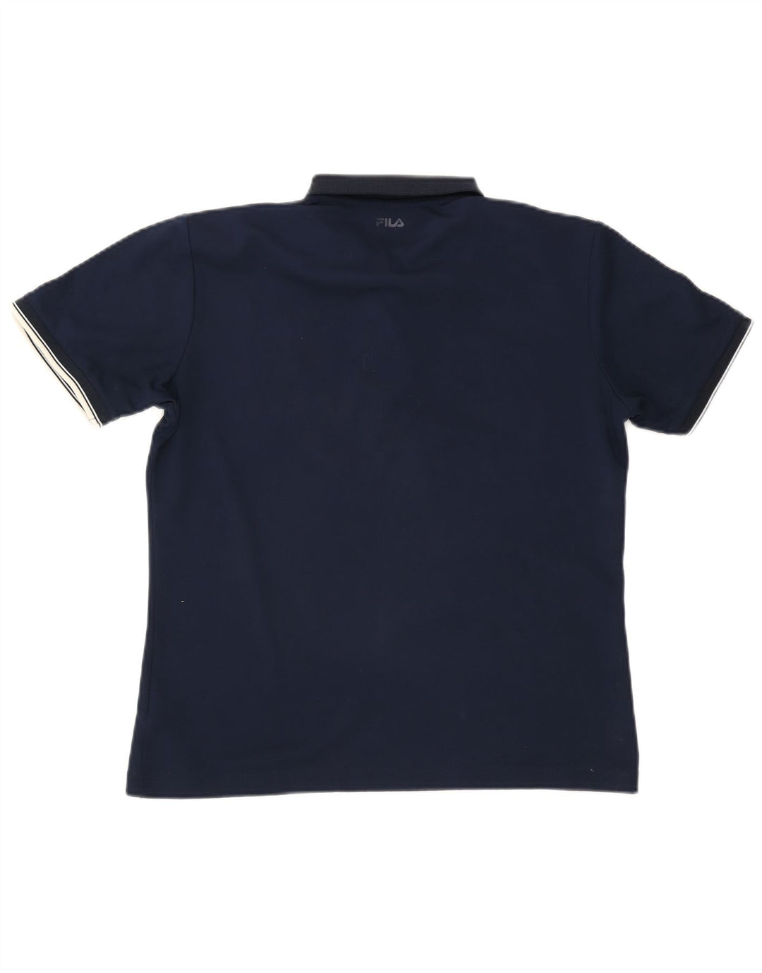 Polo da uomo Fila media poliestere blu navy