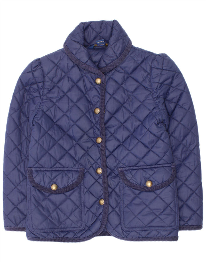 Giacca trapuntata per ragazze Polo Ralph Lauren 5-6 anni in poliestere blu navy