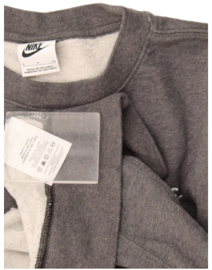 Felpa Nike Uomo Maglione Small Grigio Cotone