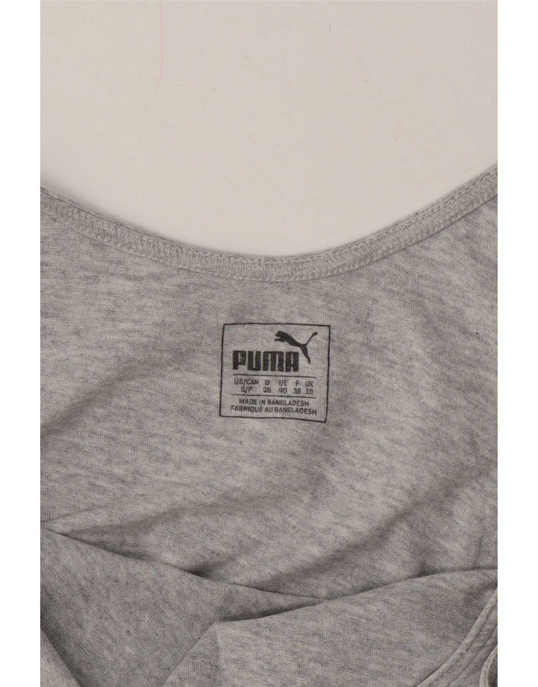 Canottiera grafica da donna Puma UK 10 piccola grigia chiazzata