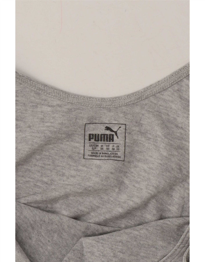 Canottiera grafica da donna Puma UK 10 piccola grigia chiazzata