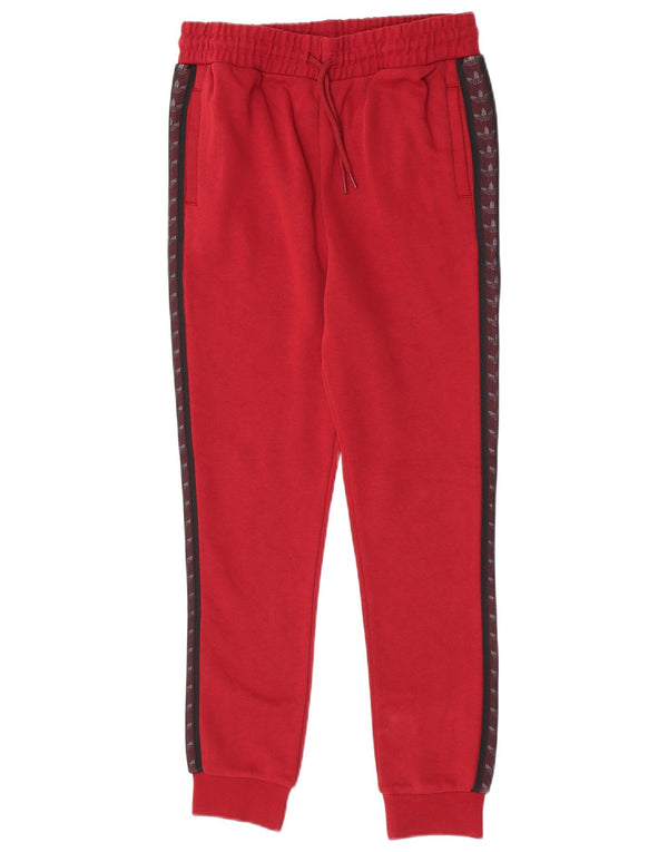 Pantaloni da tuta da ragazza Adidas Joggers 13-14 anni XL Bordeaux Colourblock