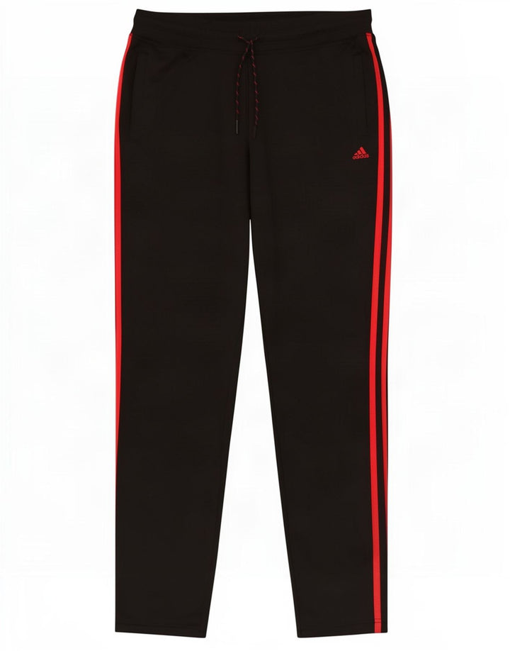Pantaloni da tuta Adidas Climalite da donna UK 14 poliestere nero medio