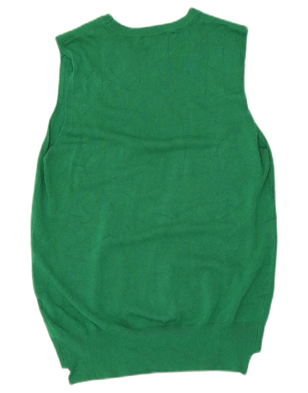 Canottiera da donna Zara UK 12 in viscosa verde medio