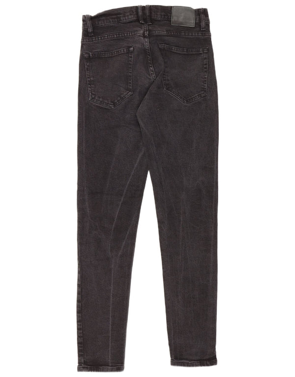 Jeans skinny da uomo Zara EU 38 Small W30 L31 Cotone nero