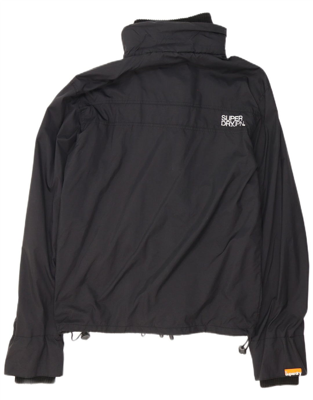 Giacca antipioggia grafica da uomo Superdry UK 42 XL nylon nero