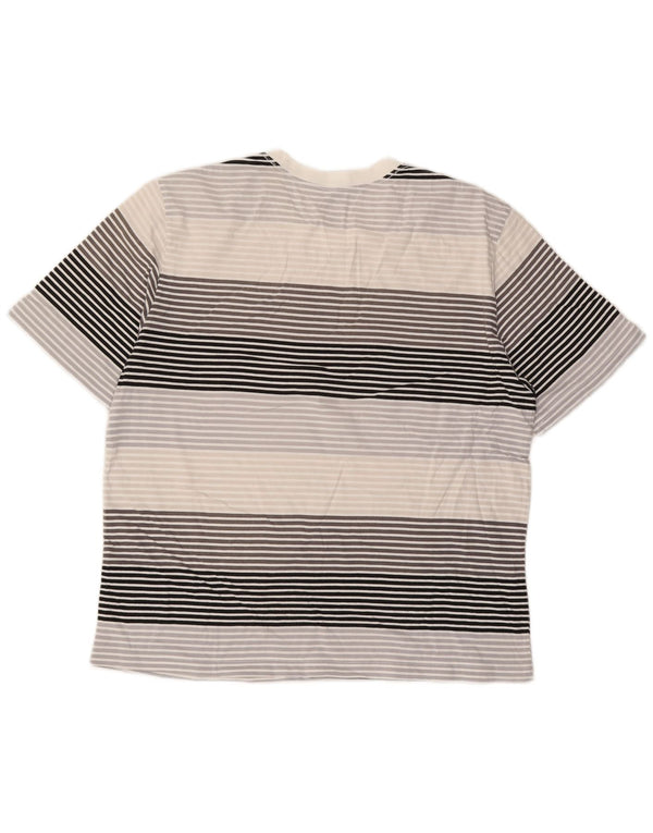 T-shirt da uomo Nike Top XL a righe grigie