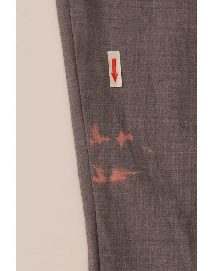 Pantaloni chino affusolati da donna Zara medi W28 L26 poliestere grigio