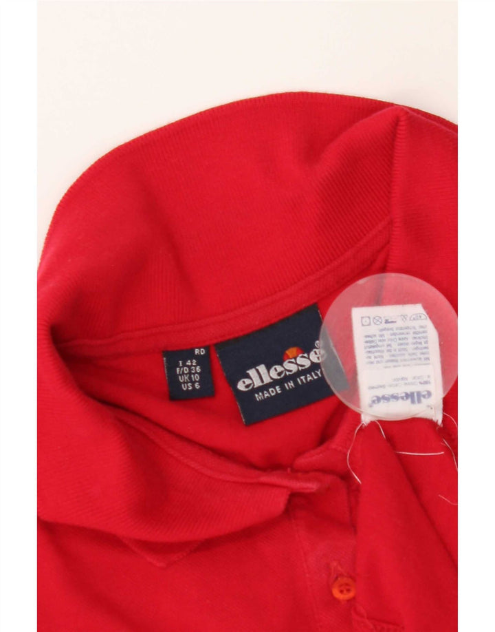 Polo da donna Ellesse UK 10 piccola rossa in cotone