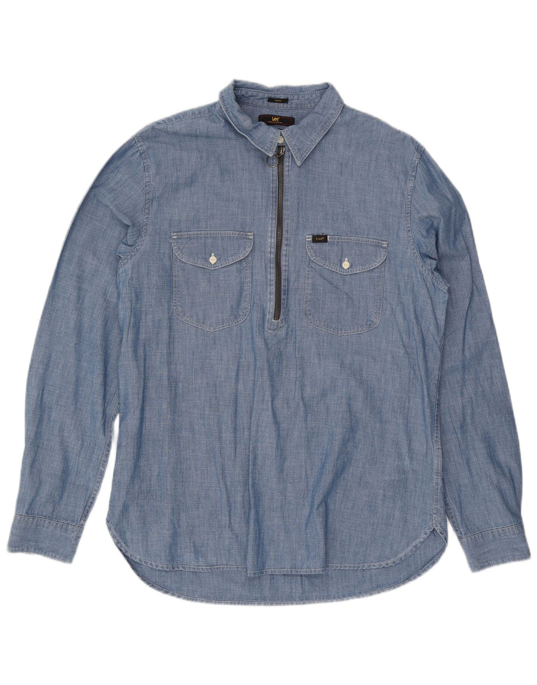 Camicia pullover vestibilità regolare Lee Indigo da uomo blu medio