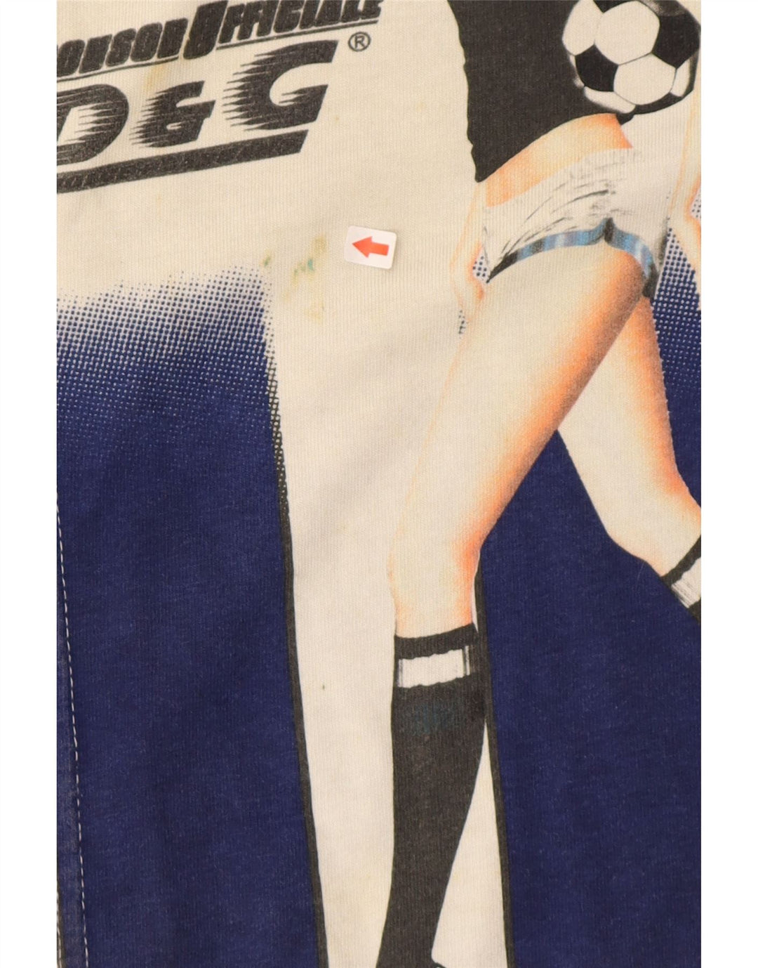 Dolce & Gabbana Canottiera grafica da donna UK 12 Designer viola medio