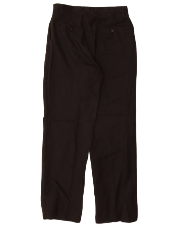 Pantaloni da abito dritti da ragazzo Izod 15-16 anni W28 L29 poliestere nero
