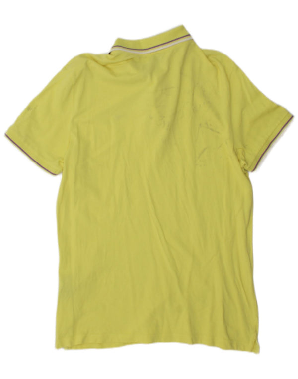 Polo Diadora Uomo Large in Cotone Giallo