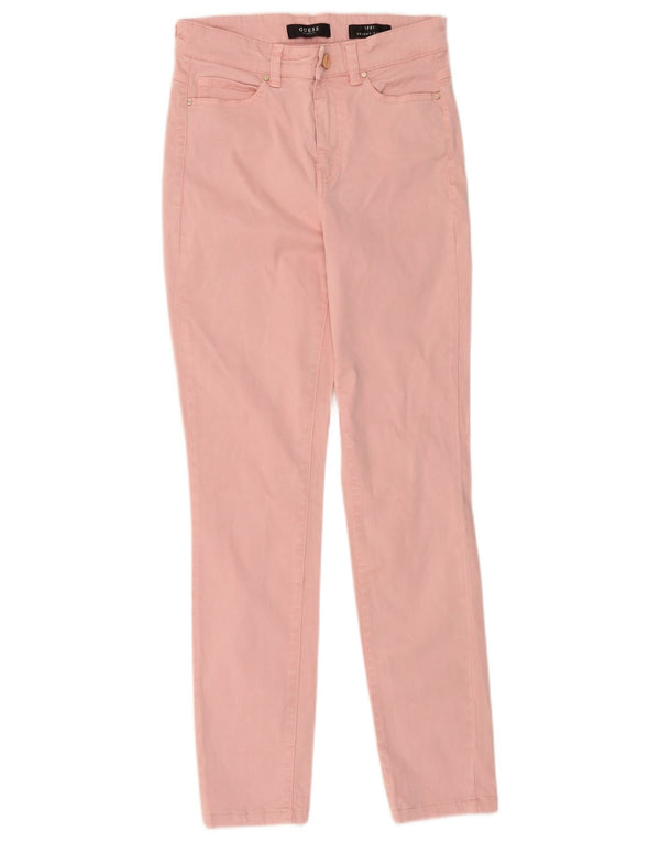 Jeans skinny a vita alta da donna Guess W27 L28 Rosa