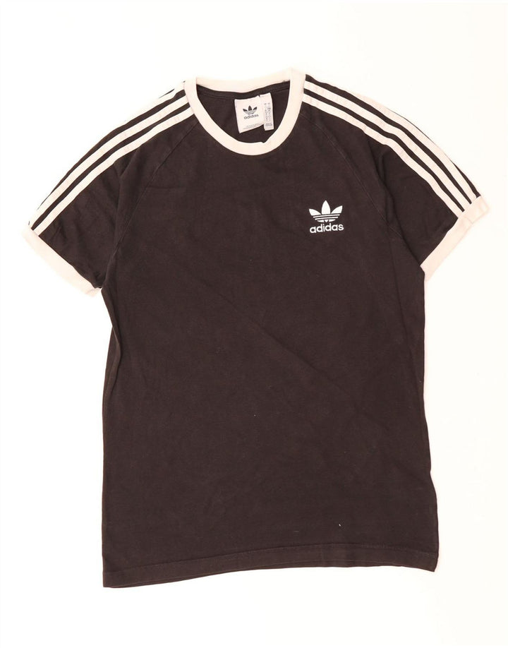 T-shirt ADIDAS da uomo Top piccola in cotone nero
