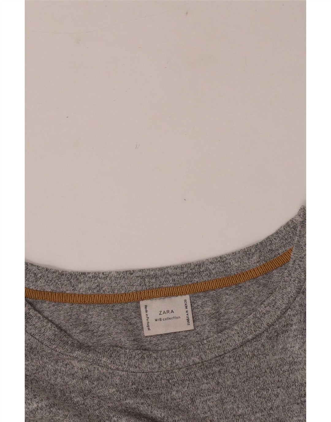 Camicetta asimmetrica da donna Zara Top UK 14 Grigio medio