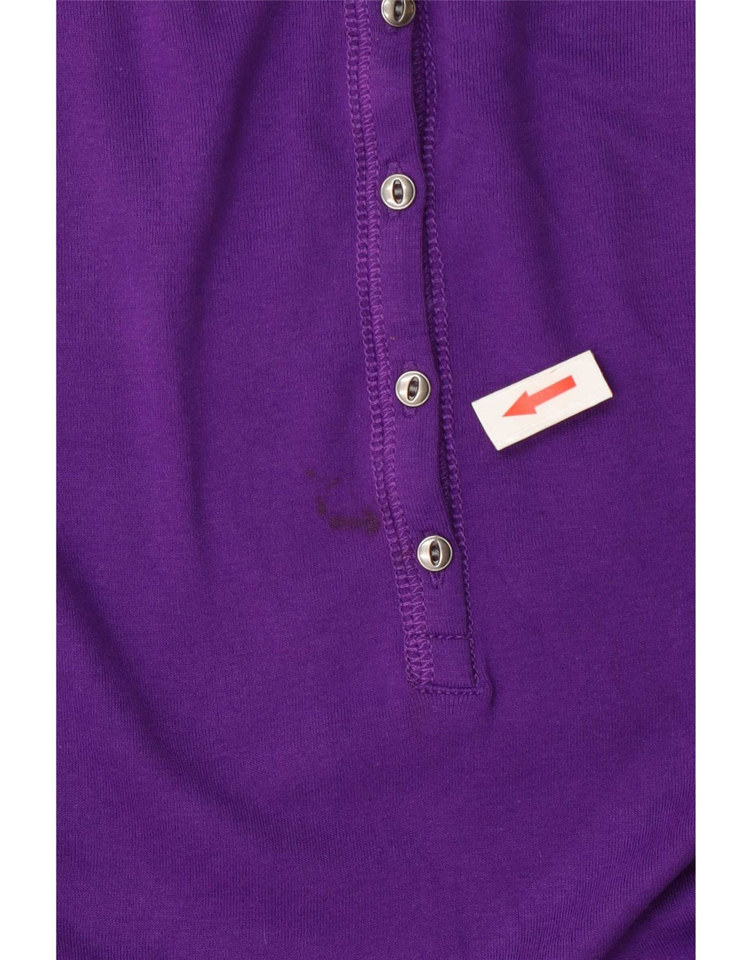 Top da donna a maniche lunghe Chaps UK 18 XL cotone a quadri viola
