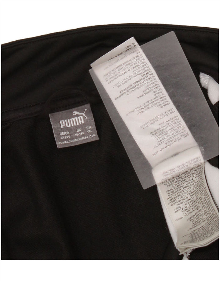 Giacca da tuta grafica da ragazzo Puma 15-16 anni Colorblock nera