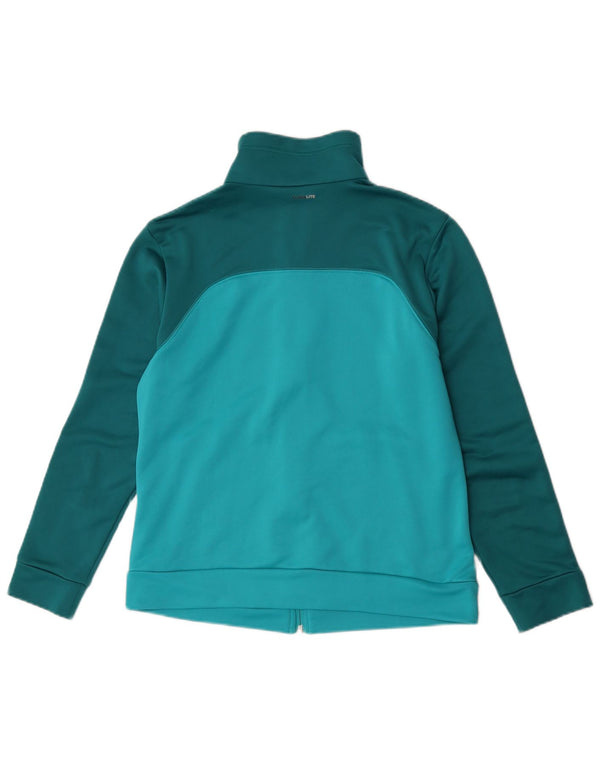 Giacca da ginnastica Adidas Climalite da donna UK 12/14 Verde medio
