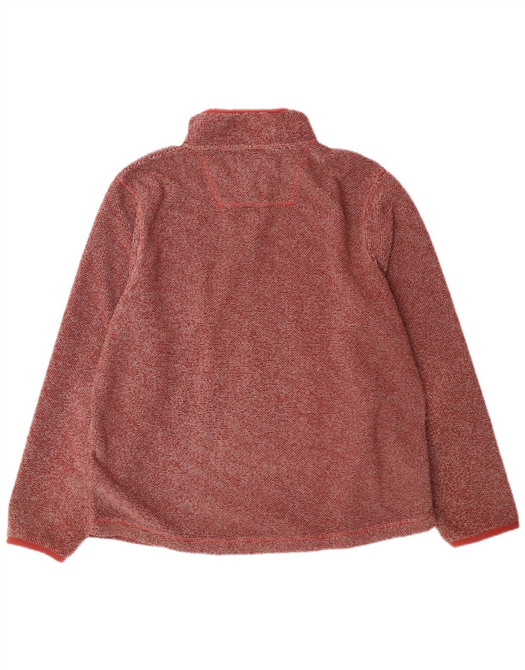 Maglione in pile da uomo con collo con zip Weird Fish 2XL poliestere bordeaux