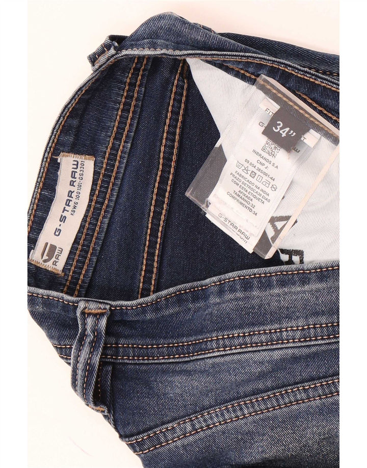 Jeans slim G-Star Bronson da uomo W34 L29 cotone blu