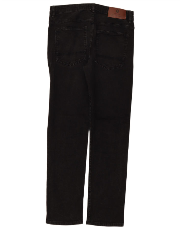 Jeans dritti da uomo Ben Sherman W34 L30 cotone nero