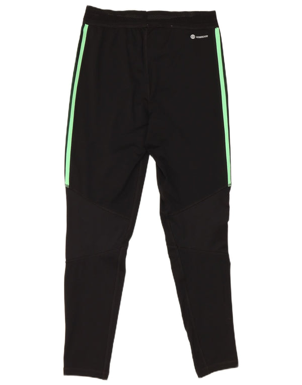 Pantaloni da tuta Adidas da uomo del Real Madrid piccoli in poliestere nero