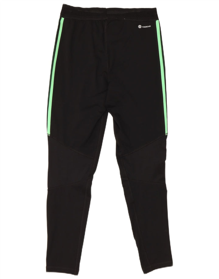 Pantaloni da tuta Adidas da uomo del Real Madrid piccoli in poliestere nero