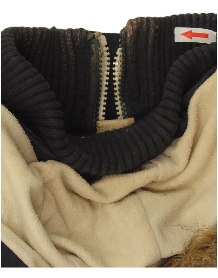 Giacca a vento bomber da donna Superdry UK 14 medio blu navy