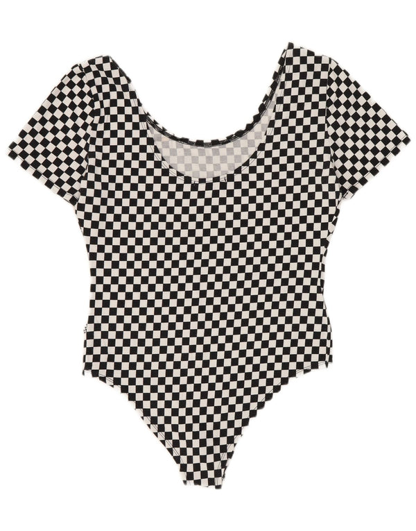 Body grafico da donna Vans UK 12 Medium Nero geometrico