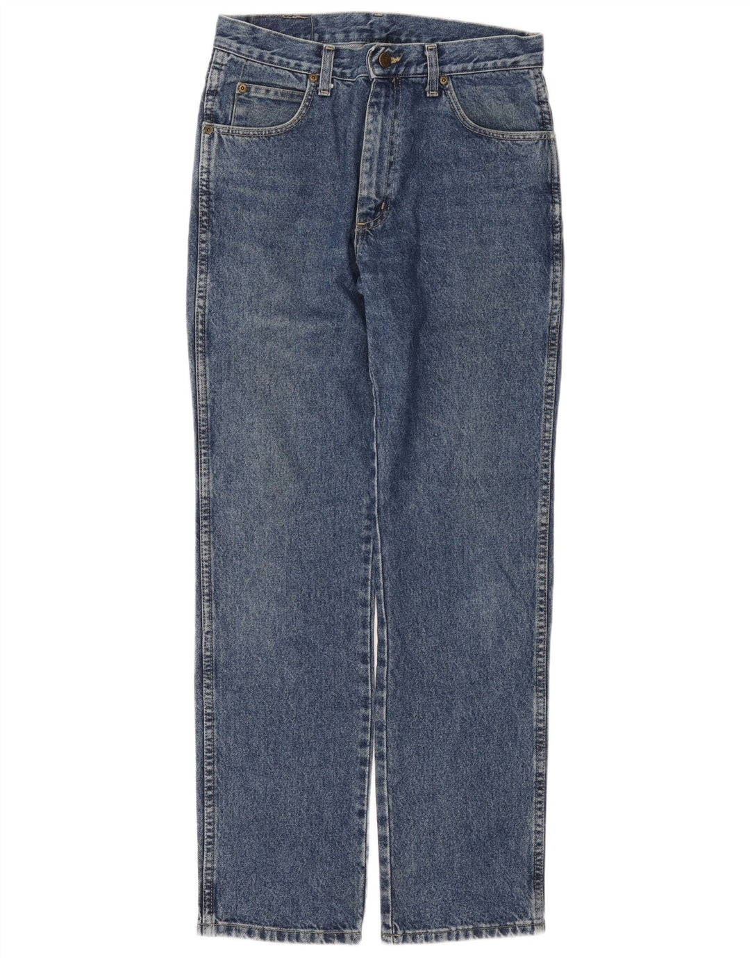 Jeans dritti da uomo vestibilità regolare WRANGLER W32 L32 cotone blu