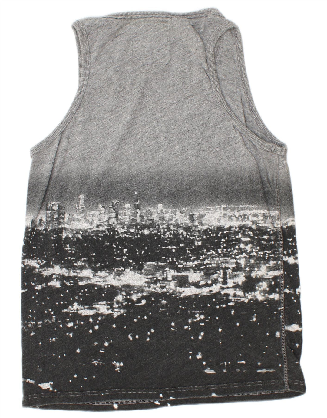 Canottiera grafica da uomo SUPERDRY grande color grigio