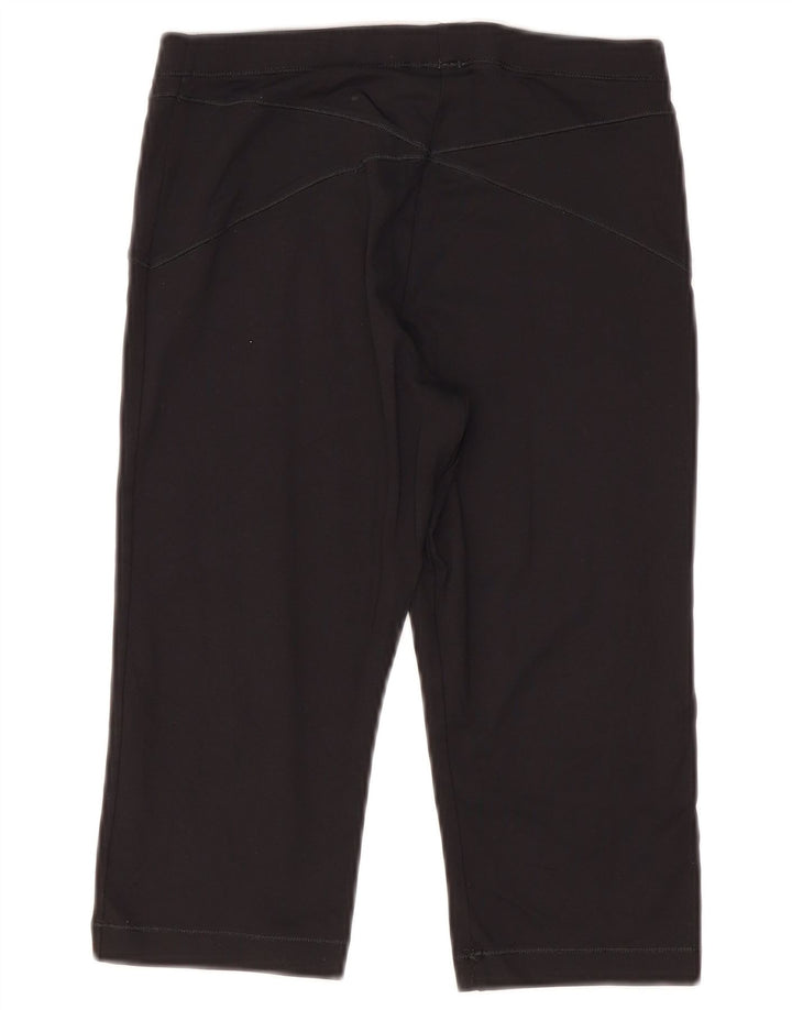 Leggings Adidas Capri da donna UK 12 medio nero in poliammide