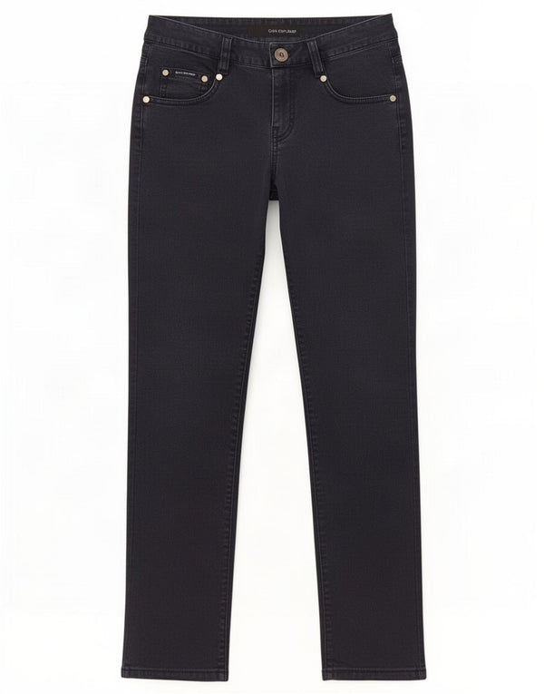 Jeans slim da donna Calvin Klein W24 L29 cotone blu navy