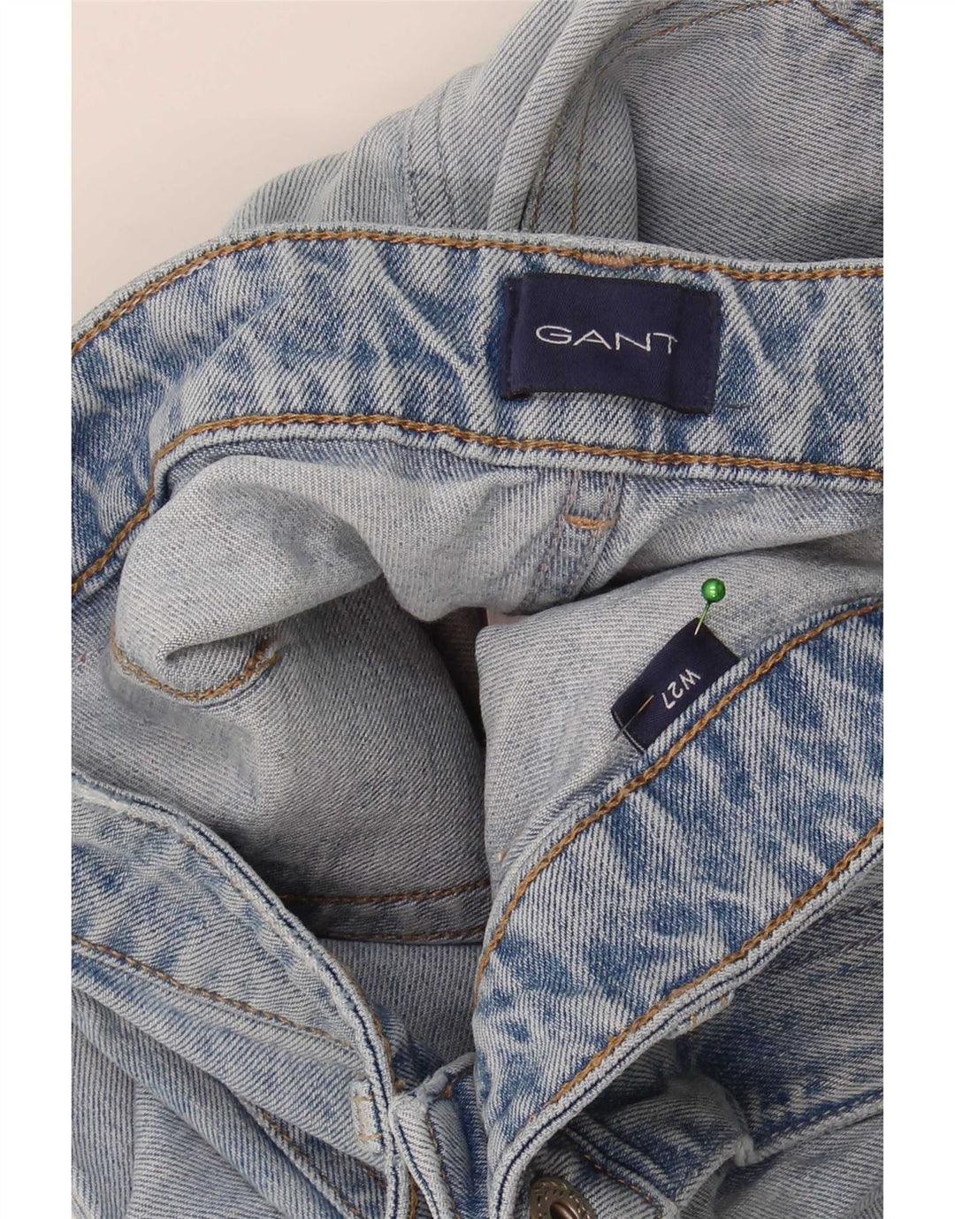 Jeans dritti da donna Gant W27 L27 cotone blu