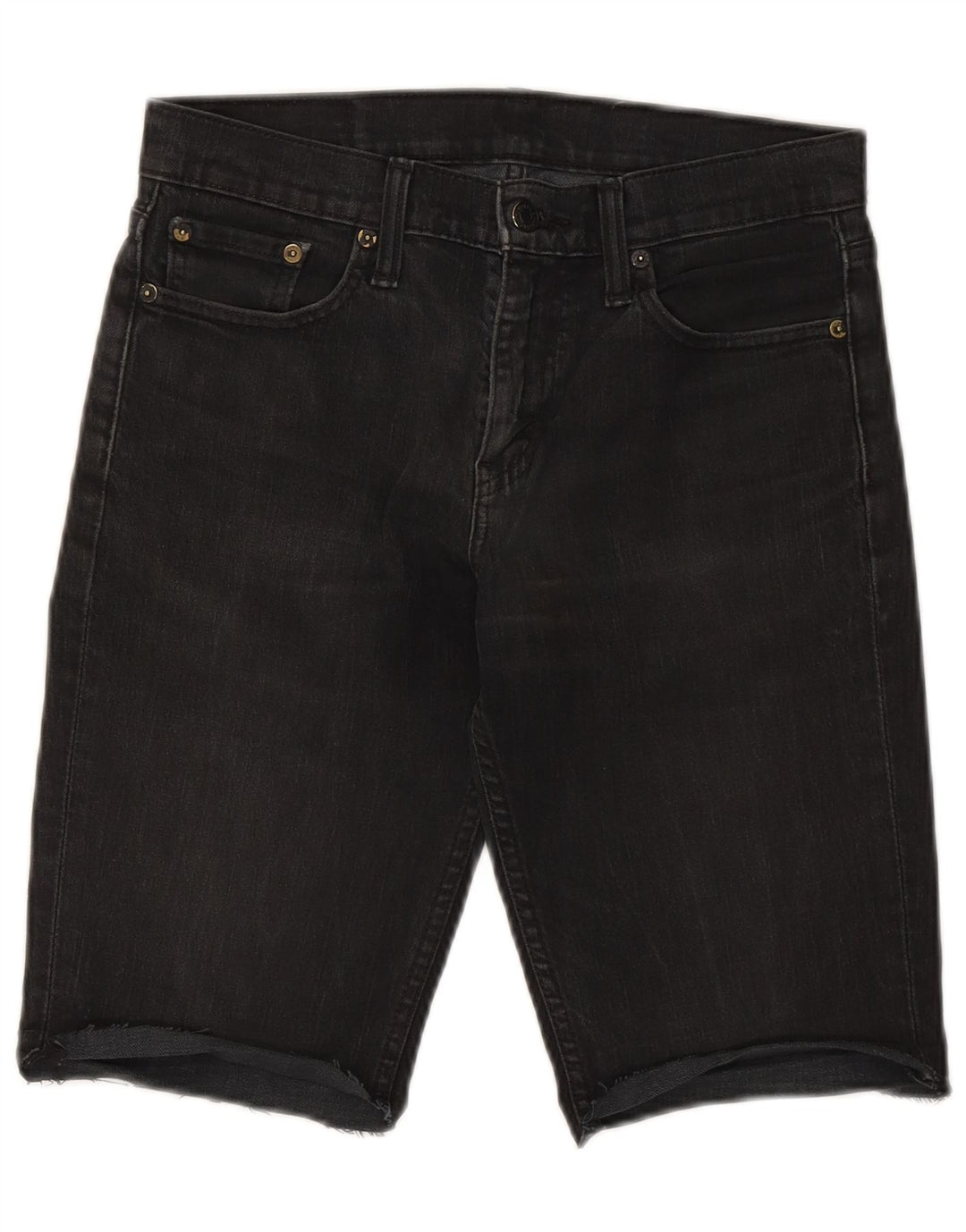 Pantaloncini di jeans Levi's 511 da uomo W30 cotone nero medio