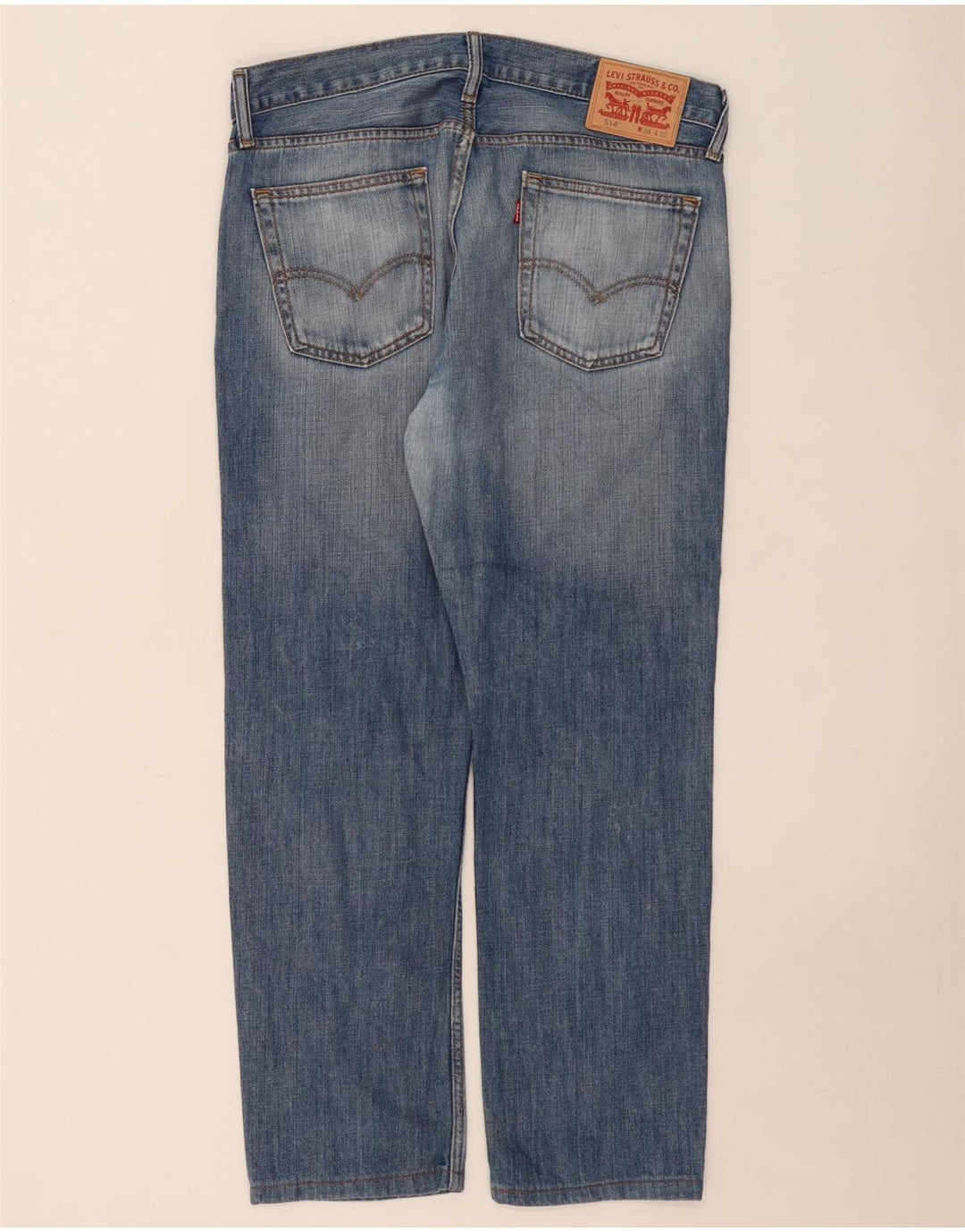 Levi's Uomo 514 Jeans dritti W34 L28 Cotone blu