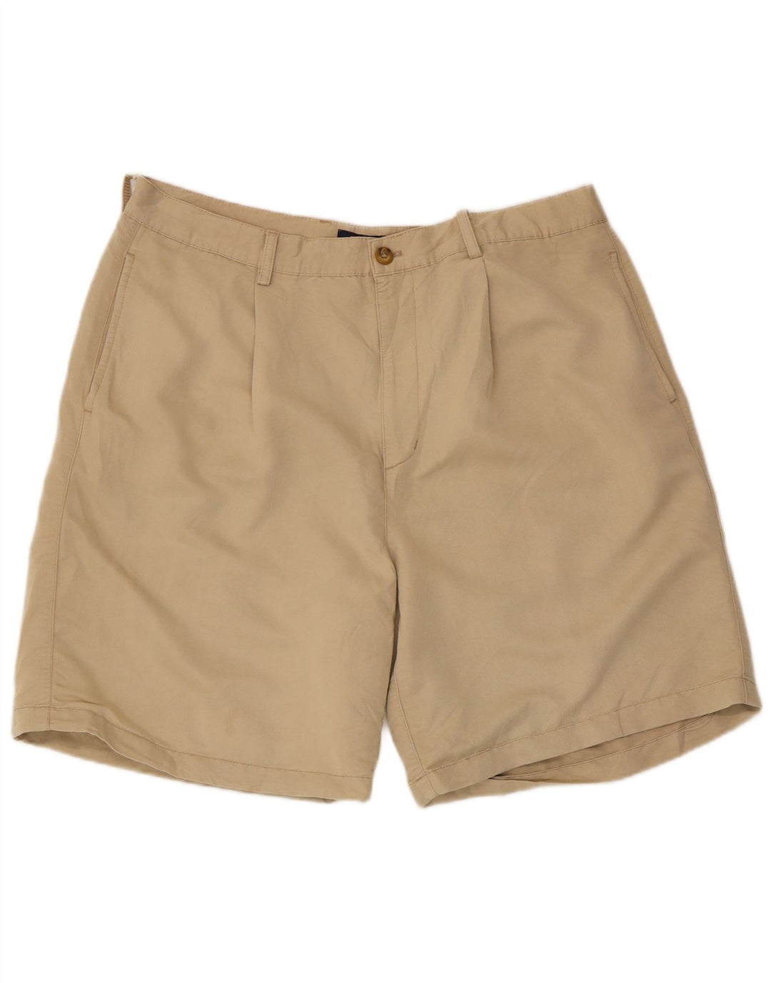 Pantaloncini chino da golf da uomo Chaps W38 XL Rayon beige