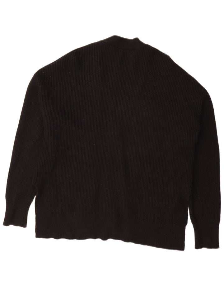 Maglione cardigan oversize da donna Zara UK 10 piccolo nero