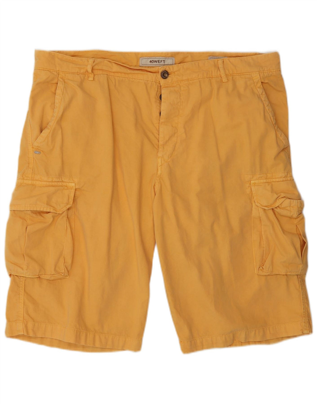 Pantaloncini cargo da uomo 40Weft IT 56 3XL W40 Cotone giallo