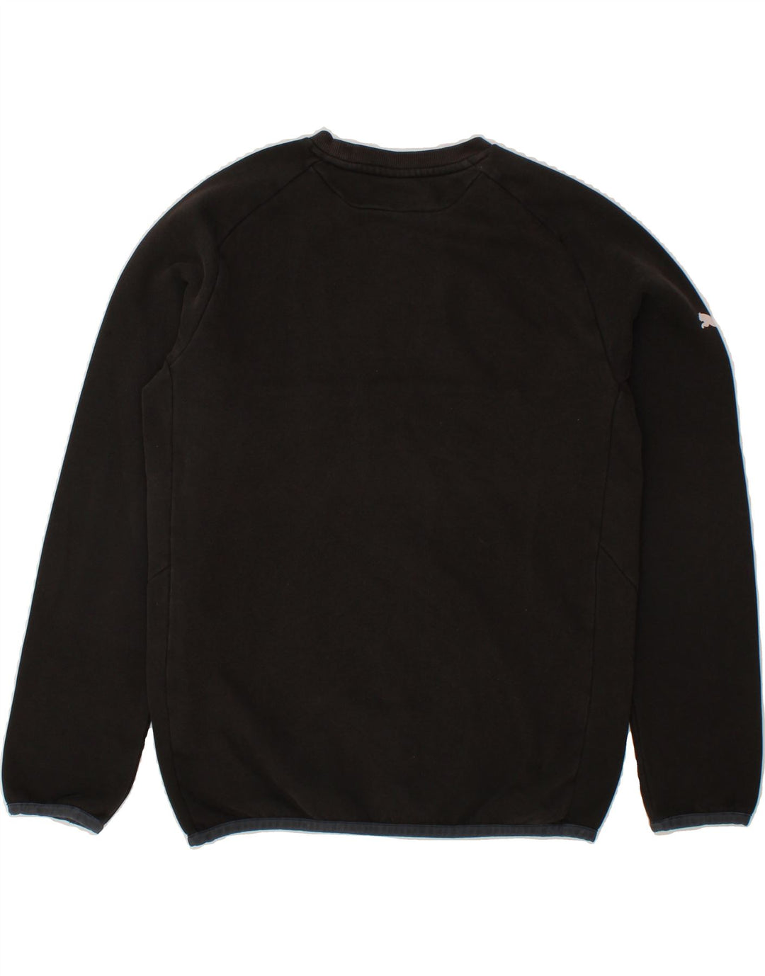 PUMA Boys Sweatshirt Jumper 15-16 Years 2XL Black Cotton Vintage Puma and Second-Hand Puma from Messina Hembry 