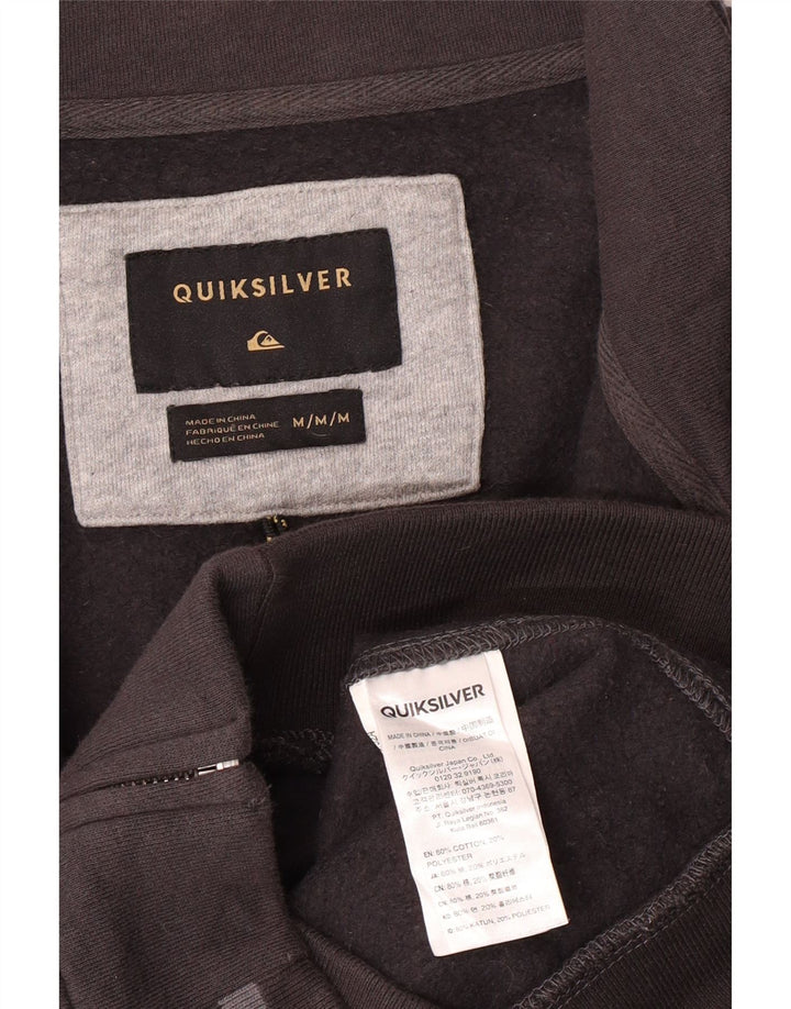 Giacca sportiva da uomo con grafica Quiksilver in cotone grigio medio