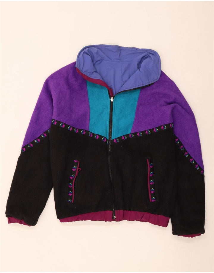 Giacca in pile da uomo Jack Wolfskin UK 40 Large multicolore Colourblock