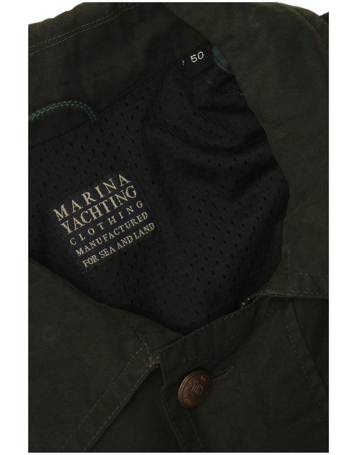 Marina Yachting Giacca Utility da Uomo IT 50 Large Verde Cotone
