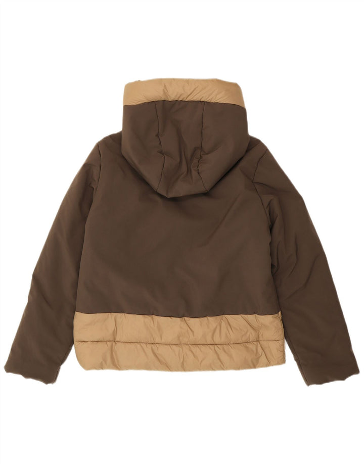 Giacca imbottita con cappuccio da donna Invicta UK 14 Colorblock marrone medio