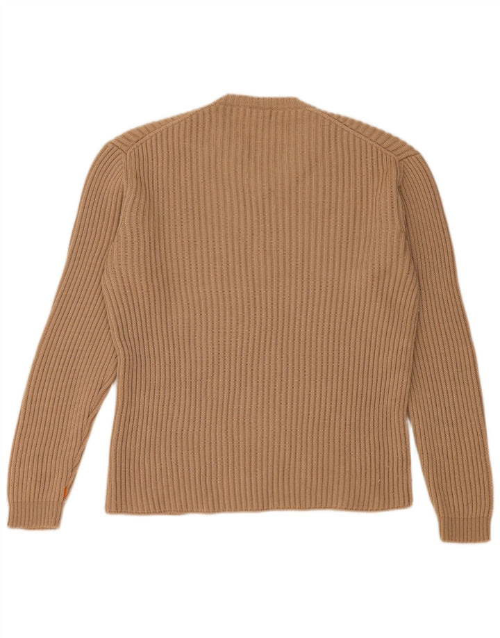 Maglione da uomo con scollo a V Hugo Boss Beige medio