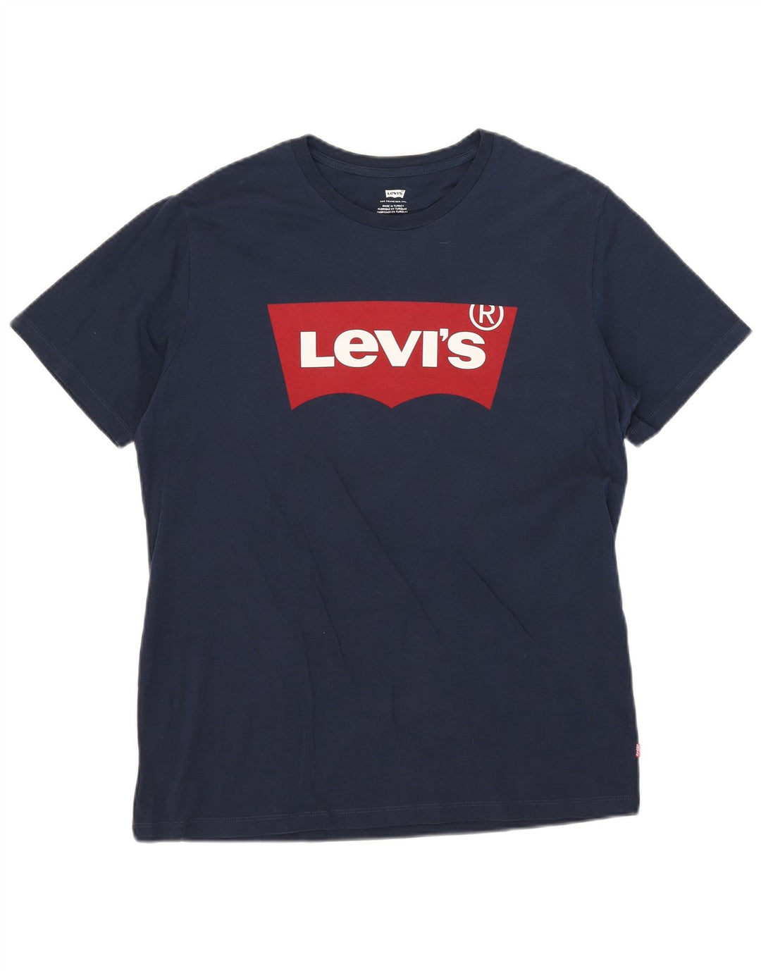 T-shirt grafica da uomo Levi's Top grande blu navy